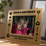 Personalised Birthday Gifts Mum 7x5 Photo Frame Mum Gifts 