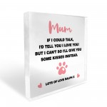 Funny Mothers Day Gift For Dog Personalised Gift From Dog Gift