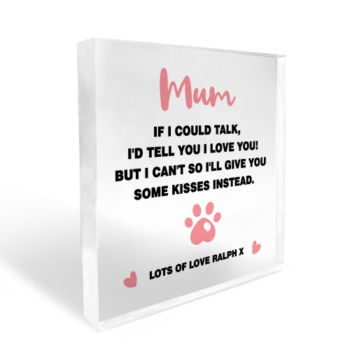 Funny Mothers Day Gift For Dog Personalised Gift From Dog Gift