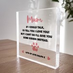 Funny Mothers Day Gift For Dog Personalised Gift From Dog Gift