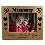 Personalised Mummy 7x5 Frame Mum Gifts From Daughter Son