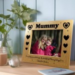 Personalised Mummy 7x5 Frame Mum Gifts From Daughter Son