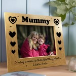 Personalised Mummy 7x5 Frame Mum Gifts From Daughter Son