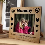 Personalised Mummy 7x5 Frame Mum Gifts From Daughter Son