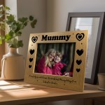 Personalised Mummy 7x5 Frame Mum Gifts From Daughter Son