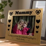 Personalised Mummy 7x5 Frame Mum Gifts From Daughter Son