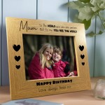 Personalised Mum Birthday 7x5 Photo Frame Gifts From Daughter