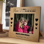 Personalised Mum Birthday 7x5 Photo Frame Gifts From Daughter