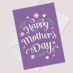 Mothers Day Card For Mum Nan Nanny Step Mum Mothers Day Card