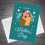 Happy Mothers Day Card For Mum From Daughter Cute Mothers Day 