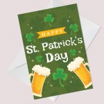 Happy St Patricks Day Greetings Card For Family Grandparents Mum