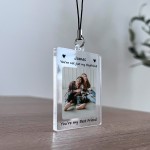 Personalised Photo Keyring For Boyfriend Romantic Gift For Him