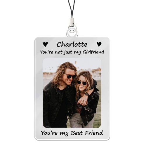 Personalised Photo Keyring For Girlfriend Romantic Gifts