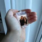 Personalised Photo Keyring For Girlfriend Romantic Gifts