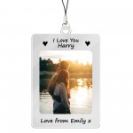 Romantic Gift For Couple Personalised Photo Keyring Anniversary