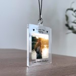 Romantic Gift For Couple Personalised Photo Keyring Anniversary