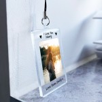 Romantic Gift For Couple Personalised Photo Keyring Anniversary