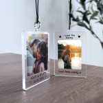 Romantic Gift For Couple Personalised Photo Keyring Anniversary