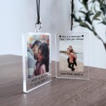 Gift For Couple Personalised Photo Keyring Anniversary Gifts