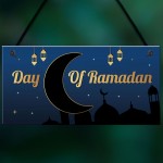 Ramadan Countdown Hanging Sign Ramadan Decoration Home Decor