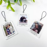 PERSONALISED PHOTO KEYRING FOR MUM DAD SURNAME KEYRING