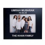 Umrah Mubarak Ramadan Gifts Personalised 7x5 Wooden Frame Family