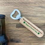 St Patricks Day Gift For Him Her Bottle Opener Friendship Gifts