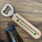 St Patricks Day Gift For Him Her Bottle Opener Friendship Gifts