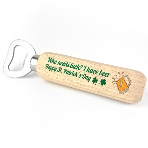 St Patricks Day Gift Bottle Opener Friendship Gift For Him Her