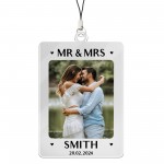 Personalised Wedding Gifts Personalised Photo Keyring Couple