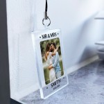 Personalised Wedding Gifts Personalised Photo Keyring Couple