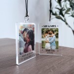 Personalised Wedding Gifts Personalised Photo Keyring Couple