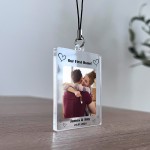 Personalised Our First Home Keyring House Warming Gift Photo