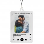 Personalised Song Keyring Album Music Printed Gift Anniversary