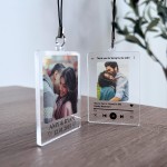 Personalised Song Keyring Album Music Printed Gift Anniversary