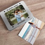 Personalised Mr And Mrs Gift Photo Storage Tin Keepsake Box