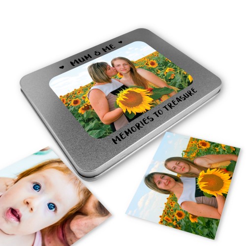 Personalised Gifts for Mum Birthday Gift Photo Storage Box