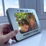 Personalised Nan Gifts from Grandchild Photo Storage Tin Gifts