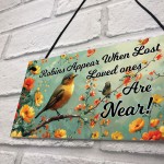 Garden Plaque Summer House Sign Garden Shed Sign Robins Appear