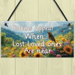 Garden Memorial Sign Hanging Fence Shed Sign Dog Mum Dad Nan