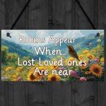 Garden Memorial Sign Hanging Fence Shed Sign Dog Mum Dad Nan