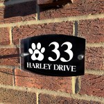 Personalised House Number Plaques Acrylic Door Number Sign