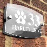 Personalised House Number Plaques Acrylic Door Number Sign