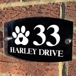 Personalised House Number Plaques Acrylic Door Number Sign