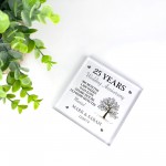 Personalised 25th Anniversary Gift Husband Wife Silver Wedding