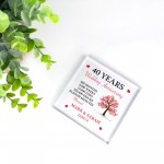 Personalised 40th Wedding Anniversary Gift Ruby Wedding Gifts