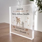 Personalised Newborn Baby Boy Girl Gift Present Christening Gift