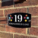 Personalised House Sign Plaque Door Number Wall Mounted