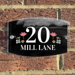 Colourful House Signs Plaques House Number Door Sign Home