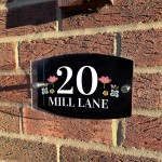 Colourful House Signs Plaques House Number Door Sign Home